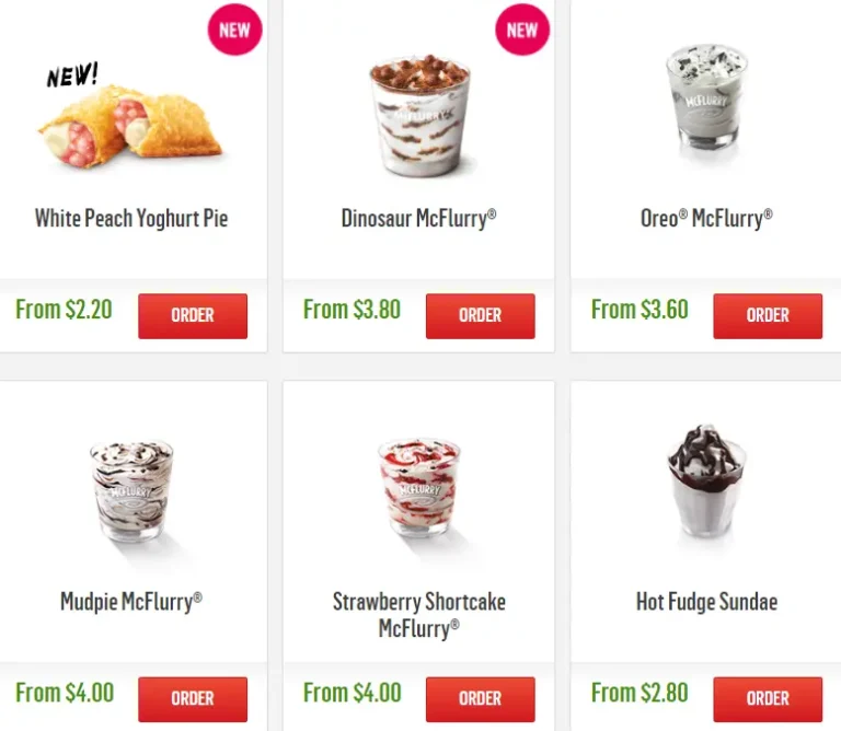 MCDONALD’S MENU PRICES SINGAPORE & UPDATED 2025